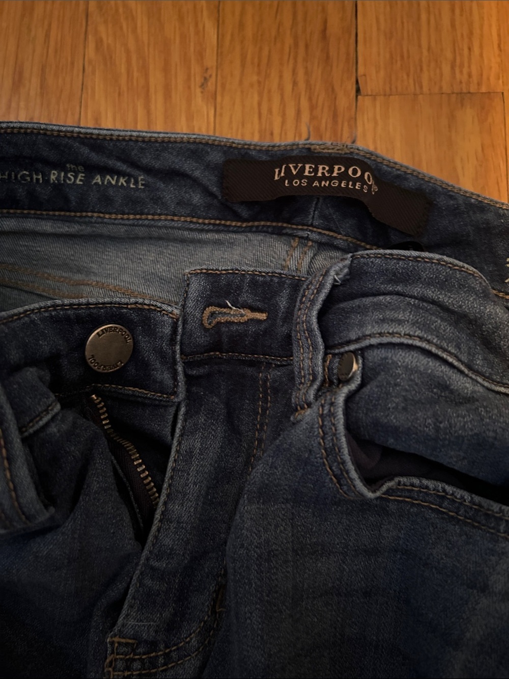 Dark Wash Skinny Jeans - Picture 4 of 5